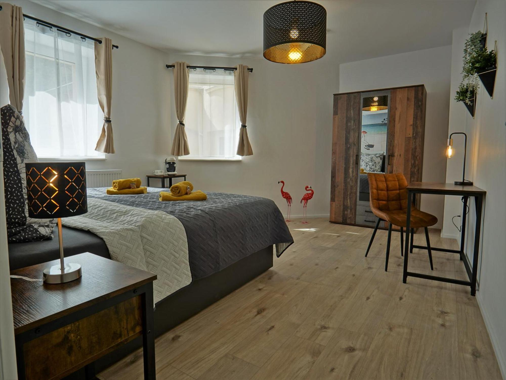 "Hogulu" Brandenburg, Balkon, Neustadt, Kueche, Wassernaehe - Parkplatz Inklusive Apartment Бранденбург Стая снимка