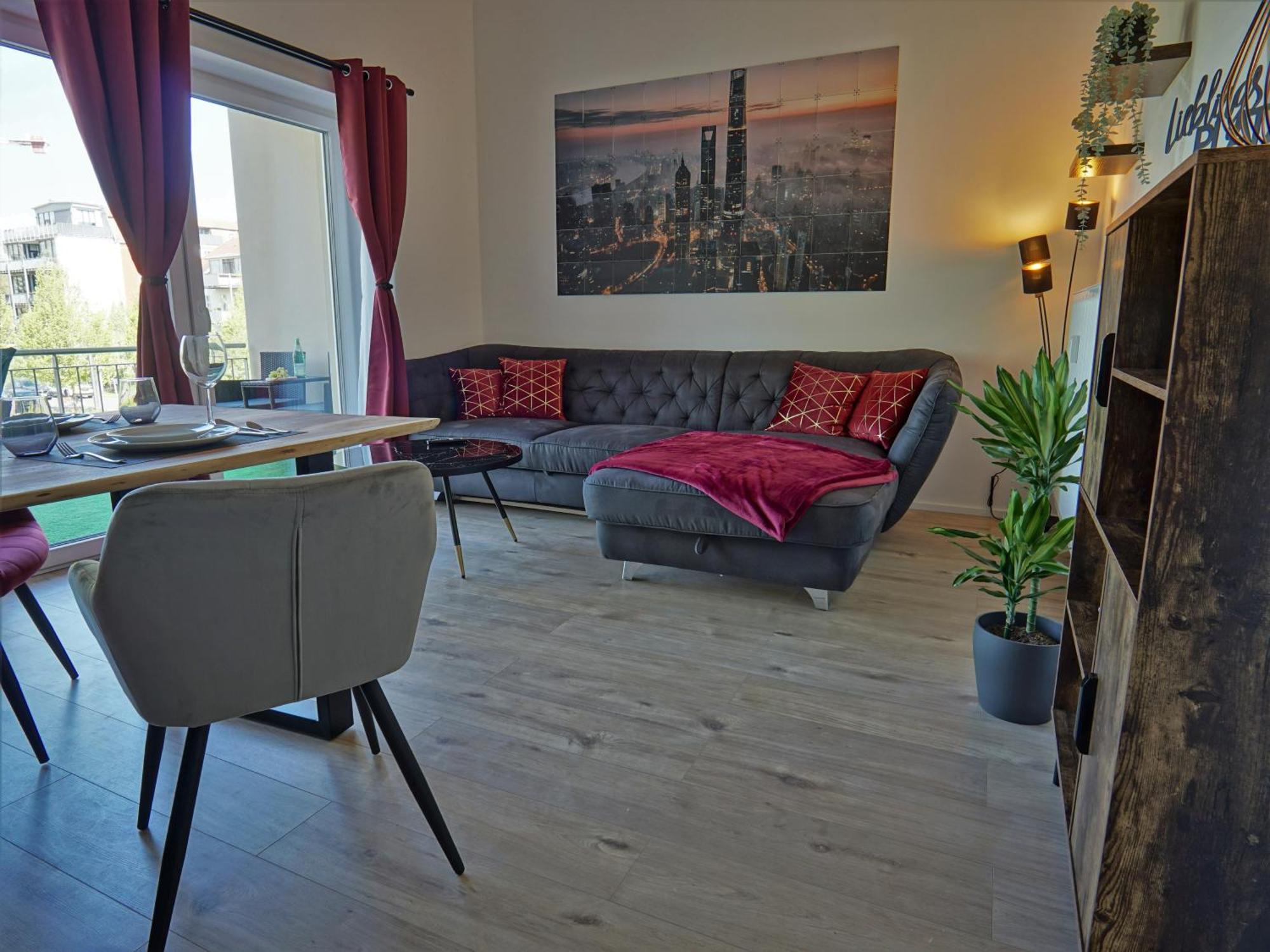"Hogulu" Brandenburg, Balkon, Neustadt, Kueche, Wassernaehe - Parkplatz Inklusive Apartment Бранденбург Стая снимка